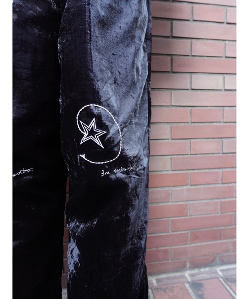 crinkle crinkle crinkle（クリンクルクリンクルクリンクル）の「【crinkle crinkle crinkle】velvet fantasy easy pants/ヴェルヴェットファンタジーパンツ（その他パンツ・レディース・ブラック・FREE）」の8枚目の写真