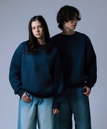 NULL（ヌル）の「【nl】【Unisex】ラメ裏起毛 スウェットプルオーバー（スウェット）」