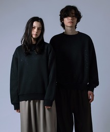 NULL（ヌル）の「【nl】【Unisex】ラメ裏起毛 スウェットプルオーバー（スウェット）」