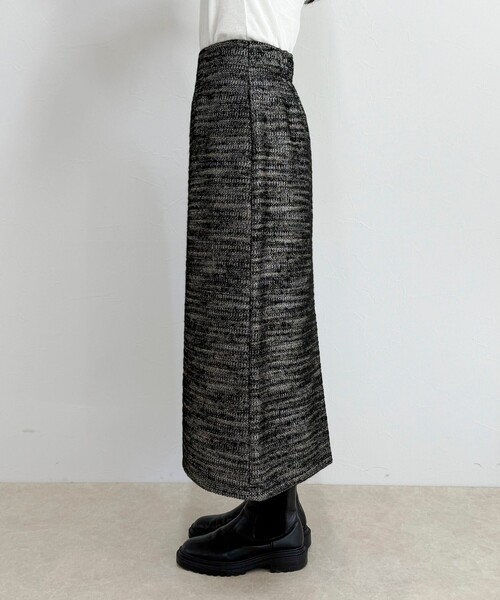 fredy emue（フレディエミュ）の「ラメツィードスカート（スカート・レディース・グレー/ブラック・36/38）」の18枚目の写真