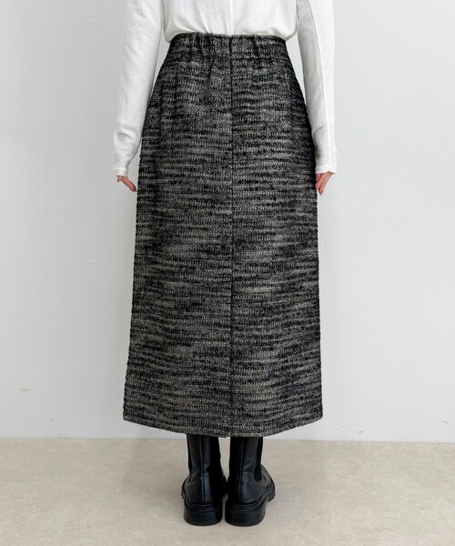 fredy emue（フレディエミュ）の「ラメツィードスカート（スカート・レディース・グレー/ブラック・36/38）」の19枚目の写真