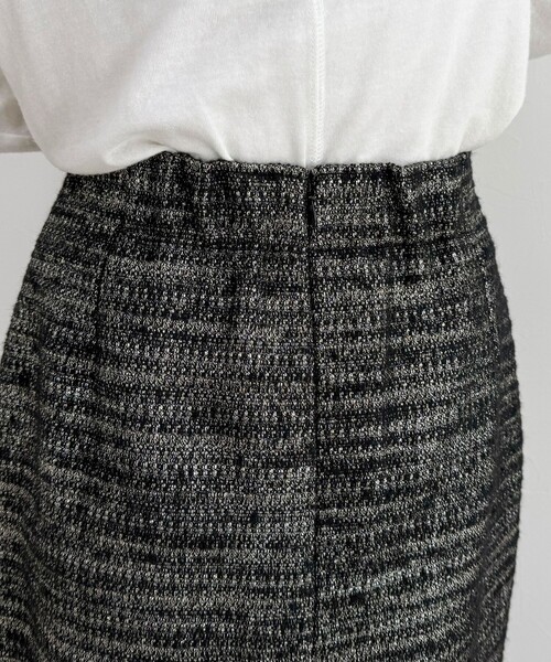 fredy emue（フレディエミュ）の「ラメツィードスカート（スカート・レディース・グレー/ブラック・36/38）」の20枚目の写真
