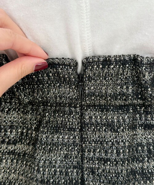 fredy emue（フレディエミュ）の「ラメツィードスカート（スカート・レディース・グレー/ブラック・36/38）」の21枚目の写真