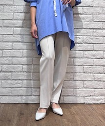 クレクレタコラ【新品】カデュネ CADUNE サスペンダーフレアパンツ クレクレタコラ様専用【新品】カデュネ CADUNE サスペンダーフレアパンツ