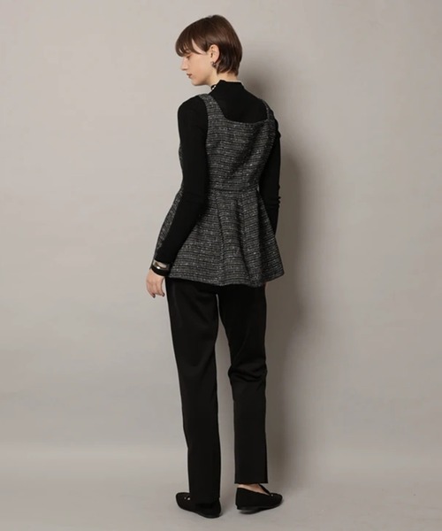 CADUNE(カデュネ)の「スリットスティックパンツ(その他パンツ・レディース・ブラック/グレイッシュベージュ・38/36/34)」の8枚目の写真