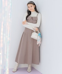 WILLSELECTION | ギャザー切替ストラップキャミワンピース(ワンピース)