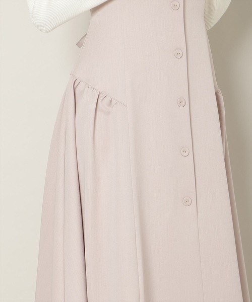 WILLSELECTION（ウィルセレクション）の「ギャザー切替ストラップキャミワンピース（ワンピース・レディース・ブラック/ブラウン系その他/ピンク/チャコールグレー・FREE）」の16枚目の写真