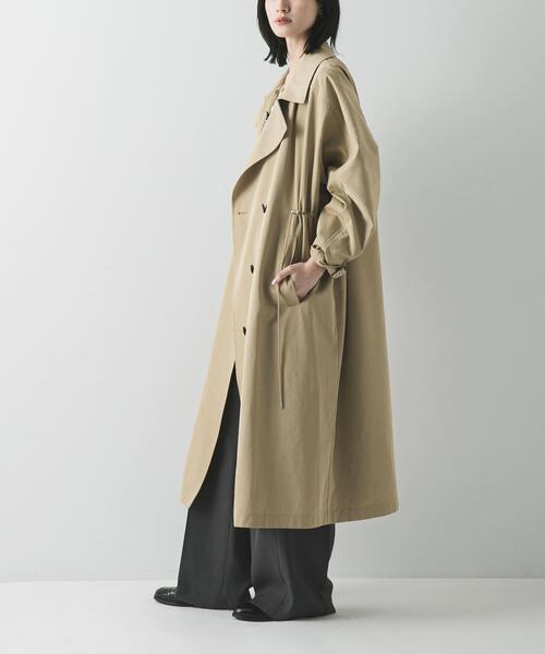 URBAN RESEARCH（アーバンリサーチ）の「フーディー2WAYトレンチコート（トレンチコート・レディース・ベージュ/ライトベージュ・38/36）」の19枚目の写真