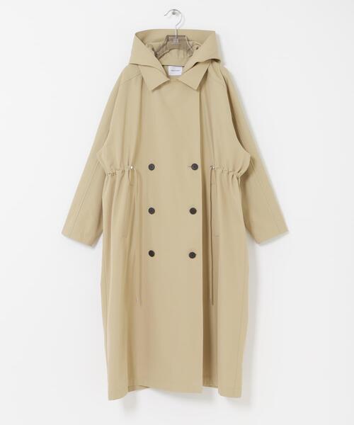 URBAN RESEARCH（アーバンリサーチ）の「フーディー2WAYトレンチコート（トレンチコート・レディース・ベージュ/ライトベージュ・38/36）」の11枚目の写真
