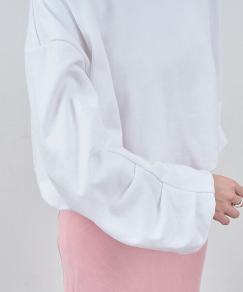 SHENERY（シーナリー）の「バルーンスウェット（Tシャツ/カットソー・レディース・オフホワイト/グレー・FREE）」の16枚目の写真