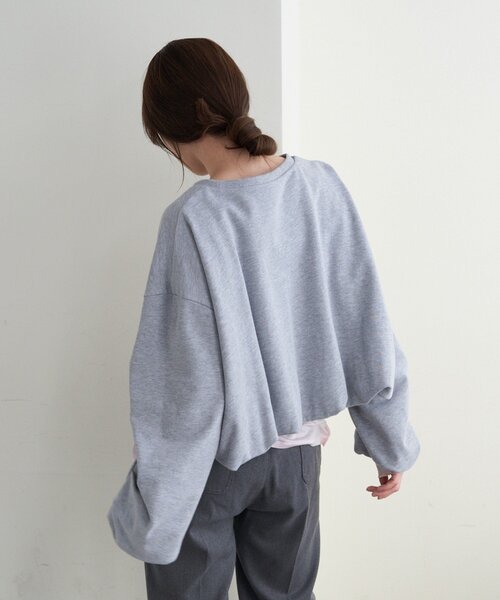 SHENERY（シーナリー）の「バルーンスウェット（Tシャツ/カットソー・レディース・オフホワイト/グレー・FREE）」の20枚目の写真