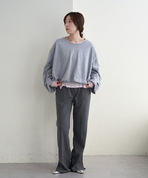 SHENERY（シーナリー）の「バルーンスウェット（Tシャツ/カットソー・レディース・オフホワイト/グレー・FREE）」の22枚目の写真