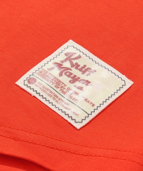 KRIFF MAYER Lady's Collection（クリフメイヤーレディースコレクション）の「【日焼け対策･接触冷感】冷涼UVカット7分袖ゆるT（Tシャツ/カットソー・レディース・ブラック/ナチュラル/カラフル/レッド/ネイビー・LARGE/MEDIUM）」の20枚目の写真