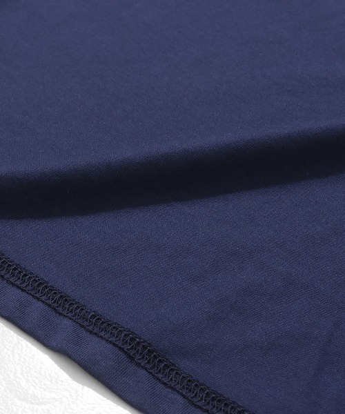 KRIFF MAYER Lady's Collection（クリフメイヤーレディースコレクション）の「【日焼け対策･接触冷感】冷涼UVカット7分袖ゆるT（Tシャツ/カットソー・レディース・ブラック/ナチュラル/カラフル/レッド/ネイビー・LARGE/MEDIUM）」の22枚目の写真