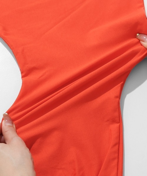 KRIFF MAYER Lady's Collection（クリフメイヤーレディースコレクション）の「【日焼け対策･接触冷感】冷涼UVカット7分袖ゆるT（Tシャツ/カットソー・レディース・ブラック/ナチュラル/カラフル/レッド/ネイビー・LARGE/MEDIUM）」の17枚目の写真