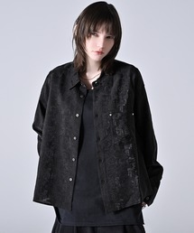 ADRER | Cropped Regular Collar Silhouette Shirt / クロップド・レギュラーカラー・シルエット・シャツ(シャツ/ブラウス)