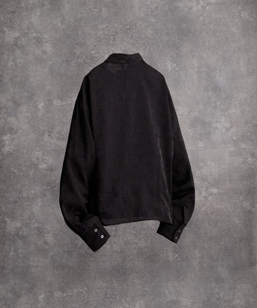 Cropped Regular Collar Silhouette Shirt / クロップド・レギュラー