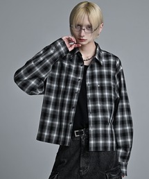 ADRER（アドラー）の「Cropped Regular Collar Silhouette Shirt / クロップド・レギュラーカラー・シルエット・シャツ（シャツ/ブラウス）」