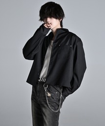 ADRER（アドラー）の「Cropped Regular Collar Silhouette Shirt / クロップド・レギュラーカラー・シルエット・シャツ（シャツ/ブラウス）」