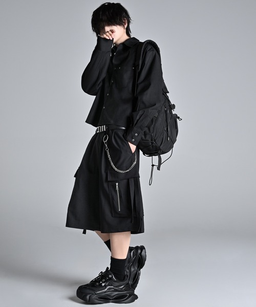 ADRER（アドラー）の「Cropped Regular Collar Silhouette Shirt
