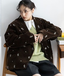 RAGEBLUE | フラワー刺繍/ベロアテーラードジャケット(テーラードジャケット)