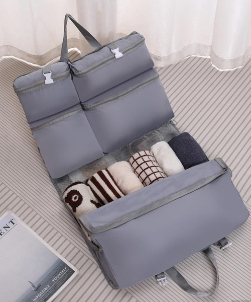 TONE SELECT GOODS(トーンセレクトグッズ)の「Liaa/トラベル 収納バッグ A18744(ハンドバッグ・レディース・ピンク/グレー/ベージュ・FREE)」の2枚目の写真
