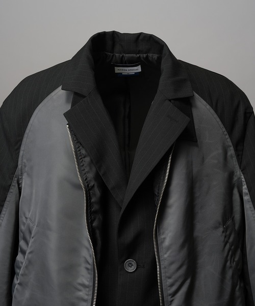 UNISEX》MA-1 Layering Relax-Over 2B Tailored Jacket/MA-1レイヤ