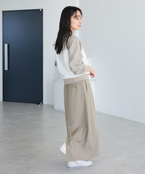 CRAFT STANDARD BOUTIQUE（クラフトスタンダードブティック）の「＜セレモニー／ハレの日＞カットアウトヘムIラインスカート◆（スカート・レディース・ベージュ/ブラック・M/L）」の20枚目の写真