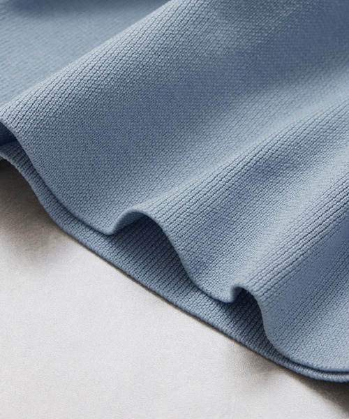 VIS（ビス）の「【美得】ペプラムニットカーディガン/イージーケア（カーディガン/ボレロ・レディース・ホワイト/ネイビー/サックスブルー・FREE）」の7枚目の写真