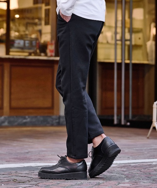 BENUSTA（ベヌスタ）の「『BENUSTA/ベヌスタ』スラックスパンツ【GC】（スラックス・メンズ・ベージュ/ブラック・XL/L/M）」の4枚目の写真