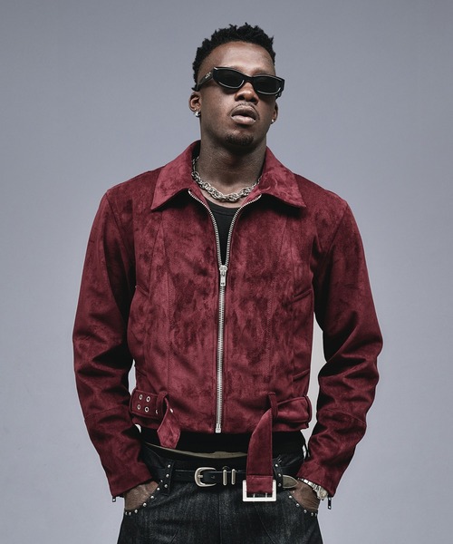 セール】Faux Suede Riders Jacket / フェイクスエードライダース