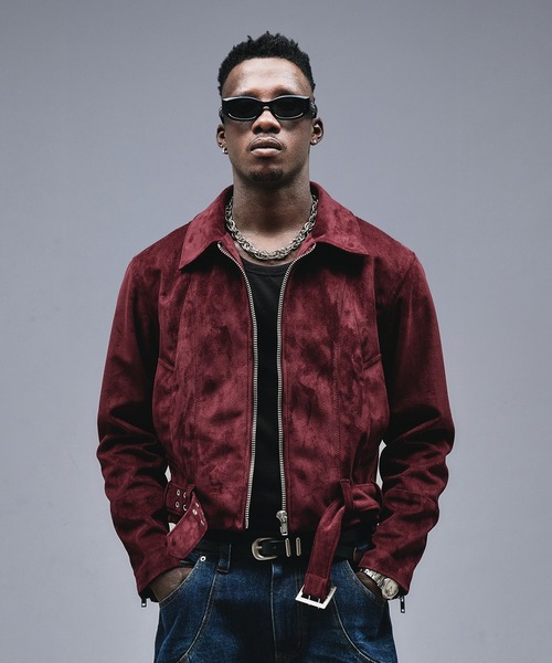 セール】Faux Suede Riders Jacket / フェイクスエードライダース