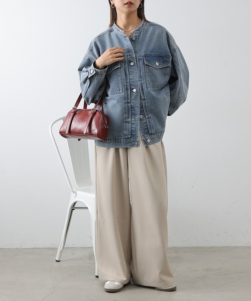 COLONY 2139（コロニートゥーワンスリーナイン）の「ヴィンテージ合皮ミニボストンバッグ（ボストンバッグ・レディース・レッド/ブラウン/ブラック・FREE）」の19枚目の写真