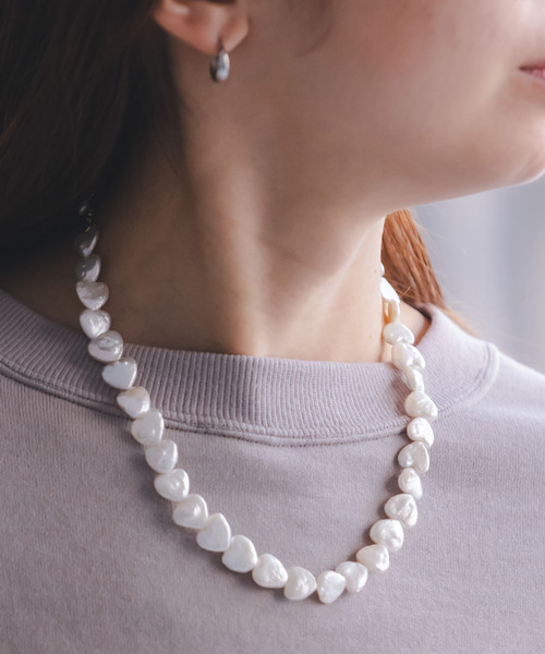 MIHOKO SAKAI/ミホコサカイ ハートパールネックレス（ネックレス