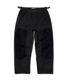 ETCE（イーティーシーイー）の「VELVET DOUBLE KNEE PANTS 2.0 (BLACK)（デニムパンツ）」