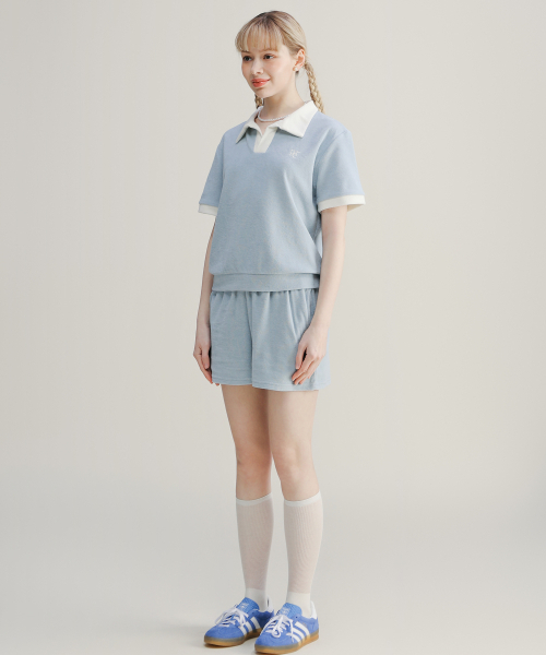 25PERCENTAGE(25パーセンテージ)の「25P テリーセットアップ 25B47216BL(Tシャツ/カットソー・レディース・その他・FREE)」の1枚目の写真