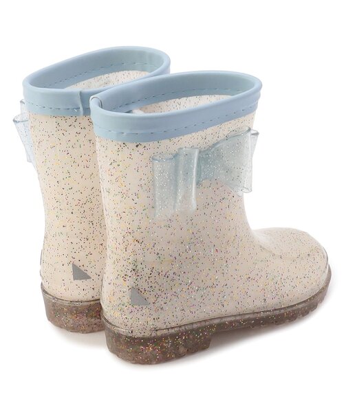 Ampersand(アンパサンド)の「キラキラレインシューズ(レインシューズ・キッズ・オフホワイト/ミント/ラベンダー・20/19/18/17/16/15 /14)」の8枚目の写真