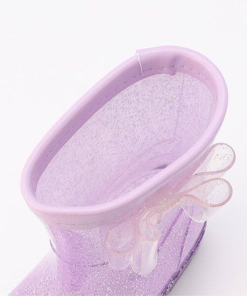 Ampersand(アンパサンド)の「キラキラレインシューズ(レインシューズ・キッズ・オフホワイト/ミント/ラベンダー・20/19/18/17/16/15 /14)」の9枚目の写真