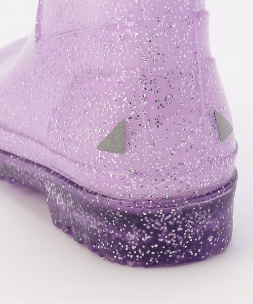 Ampersand(アンパサンド)の「キラキラレインシューズ(レインシューズ・キッズ・オフホワイト/ミント/ラベンダー・20/19/18/17/16/15 /14)」の12枚目の写真