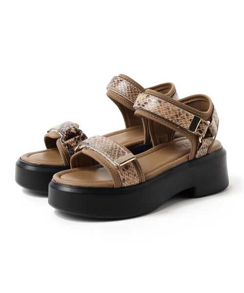 BEAMS HEART(ビームスハート)の「厚底 スポーツサンダル(サンダル・レディース・ブラック/アイボリー/その他・LARGE/MEDIUM/SMALL)」の4枚目の写真