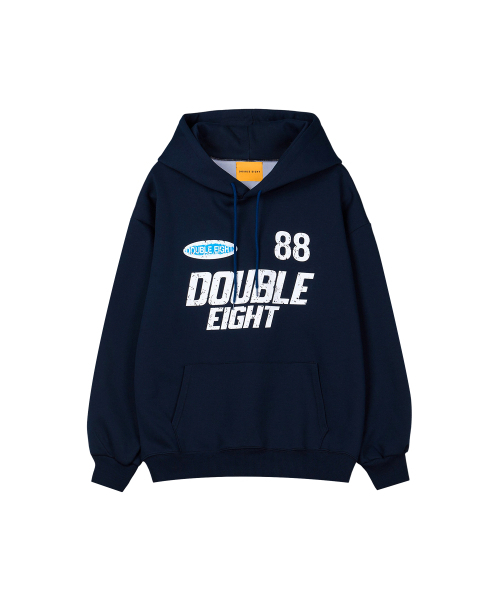 DOUBLE EIGHT（ダブルエイト）の「88クラックフード（ブラック）（パーカー・メンズ・ブラック・FREE）」の4枚目の写真