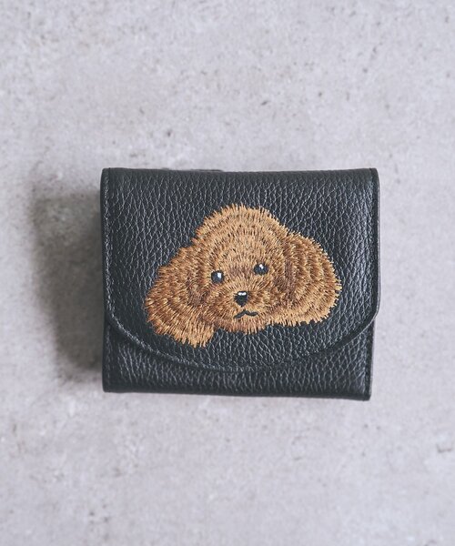 BEARDSLEY（ビアズリー）の「《本革》Dog刺繍ウォレット（財布・レディース・ブラック系その他2/ブラック/ブラック系その他3/ブラック系その他・FREE）」の6枚目の写真