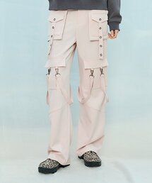 L9 METAL HOLE PANTS(PINK)