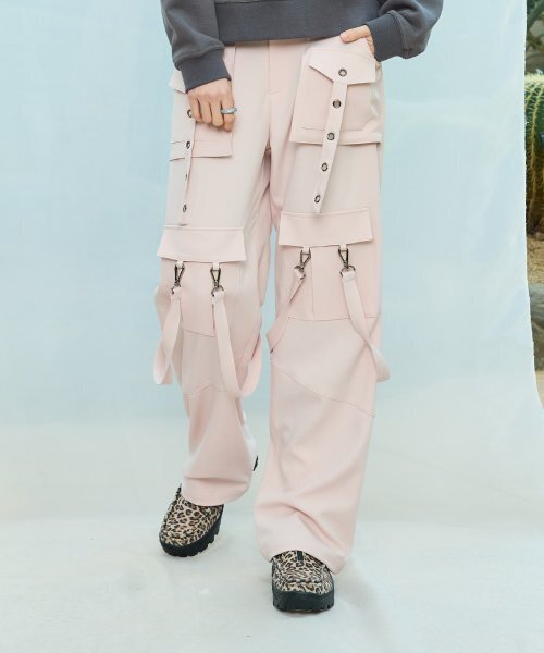 LARTIGENT（ラーティゼン）の「L9 METAL HOLE PANTS(PINK)（その他パンツ・レディース・その他・FREE）」の2枚目の写真