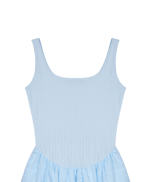 LARTIGENT(ラーティゼン)の「L17 BALLOON ONE-PIECE(SKY BLUE)(ワンピース・レディース・その他・FREE)」の3枚目の写真