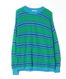 SOUNDS GOOD（サウンズグッド）の「ボーダー柄長袖ニット（ニット/セーター）」