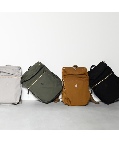 CLEDRAN(クレドラン)の「【軽量】CL3935 CROIR BIG POCKET RUCK(バックパック/リュック・レディース・グレー/オリーブ/マスタード/ブラック・FREE)」の5枚目の写真