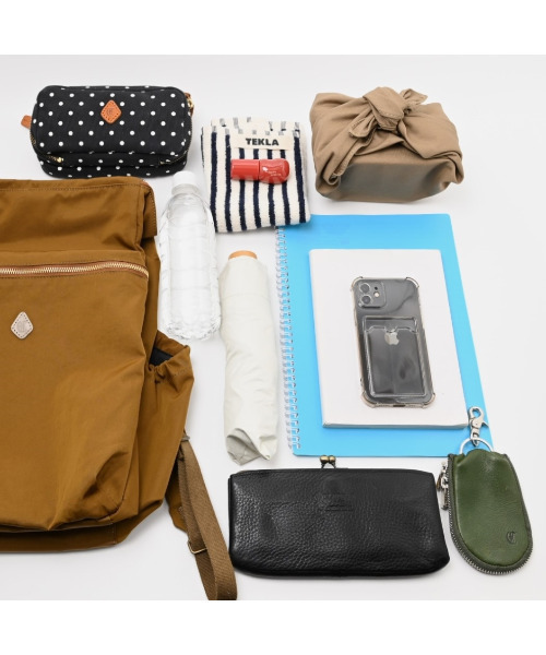 CLEDRAN(クレドラン)の「【軽量】CL3935 CROIR BIG POCKET RUCK(バックパック/リュック・レディース・グレー/オリーブ/マスタード/ブラック・FREE)」の15枚目の写真