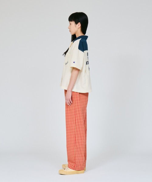 Champion(チャンピオン)の「【Champion/チャンピオン】レディース ボウリングシャツ(シャツ/ブラウス・レディース・ダークネイビー/オフホワイト/イエロー系その他・LARGE/MEDIUM)」の17枚目の写真