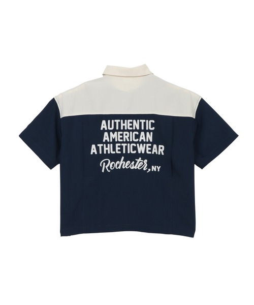 Champion(チャンピオン)の「【Champion/チャンピオン】レディース ボウリングシャツ(シャツ/ブラウス・レディース・ダークネイビー/オフホワイト/イエロー系その他・LARGE/MEDIUM)」の15枚目の写真